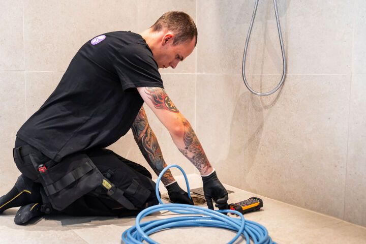 Rörspolning av avlopp med högtryck