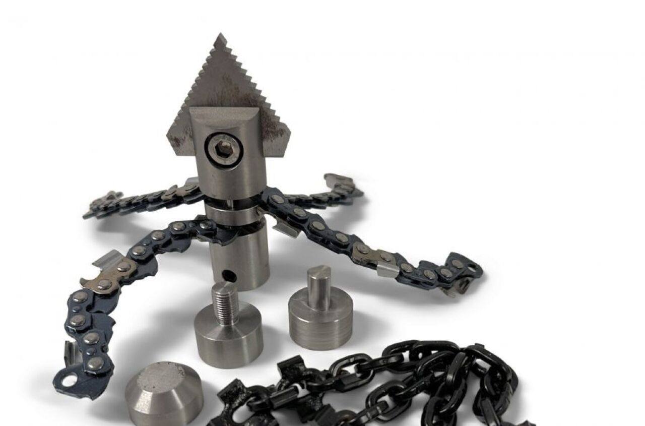 Verktyg för fräsning av avloppsledningar