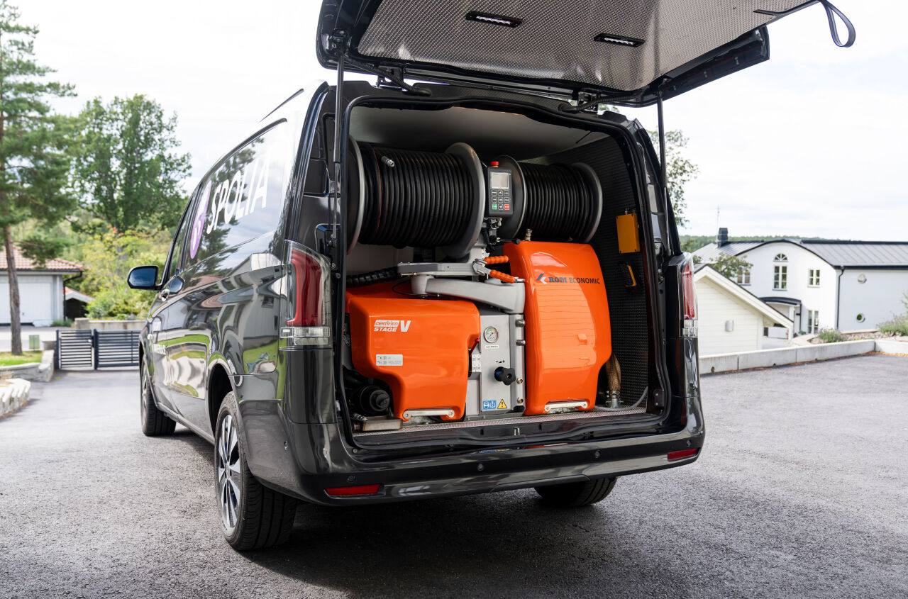 Spolbil i Södertälje snabbt på plats